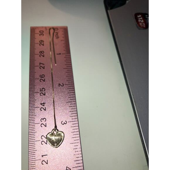 Reversible Rhinestone Puffed Heart Dangle Ear Threads 3.5" Earrings! - Picture 12 of 12